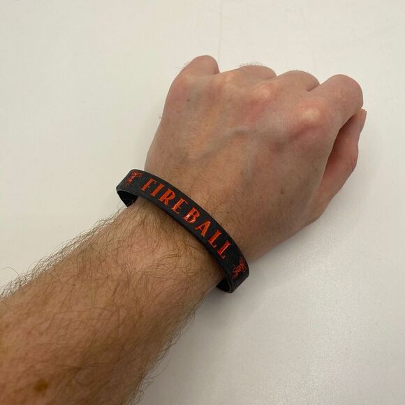 Fireball Cinnamon Whisky Bracelet‎ Silicone Wristband - Picture 1 of 6